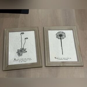 Framed Flower Art - 2